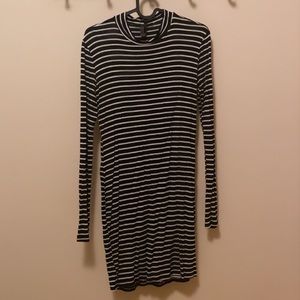 Striped long sleeve dress